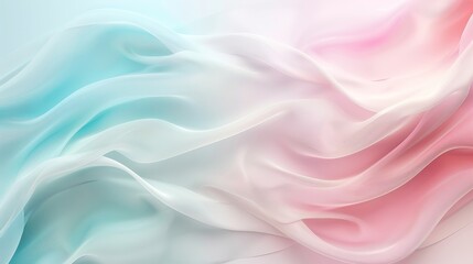 Fototapeta premium A blue and pink wave with a white background