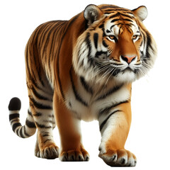 cutout tiger , riger head isolated on transparent background