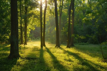 Fototapeta premium morning in the forest