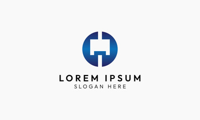 Fototapeta premium Letter W Monogram Gradient Logo Design