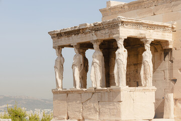 Obraz premium Temple Erechtheion of Acropolis in Athens