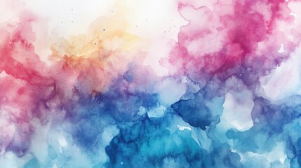 Fototapeta premium Colorful Abstract Watercolor Art
