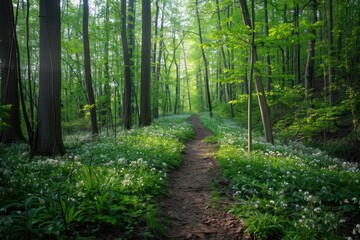 Obraz premium path in the forest