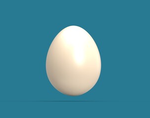 3d illustration of egg