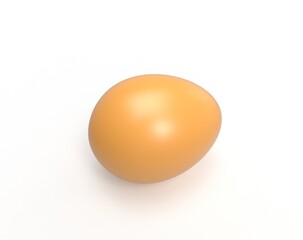 3d illustration of egg