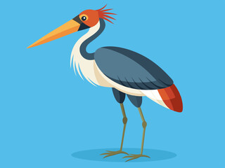 heron on the beach