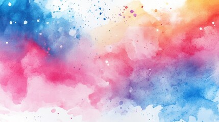 Fototapeta premium Colorful Watercolor Splash