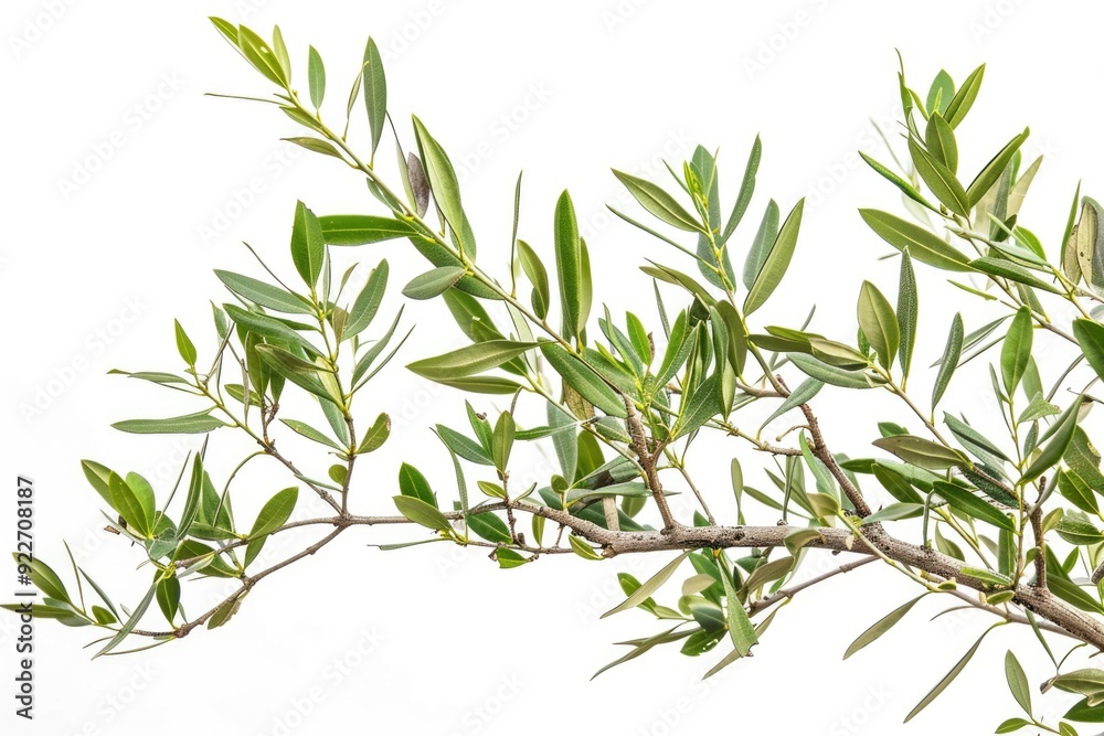 Aufkleber a single bird sitting on a branch of a tree, surrounded by leaves and possibly other branches