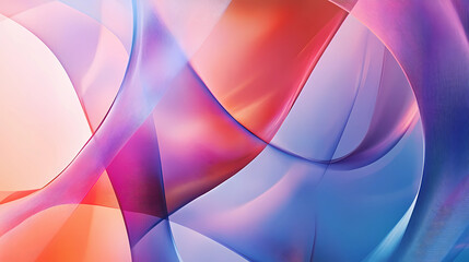 Curved Elegance: Geometric Patterns in Abstract Background
