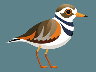 Oiseau Phalarope Turnstone Fond d’écran sans couture mignon