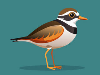 Oiseau Phalarope Turnstone Fond d’écran sans couture mignon