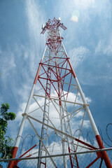 torre, cielo, antena, comunicaciones, tecnolog&iacute;a, radio, azul, metal, tel&eacute;fono m&oacute;vil, telecom