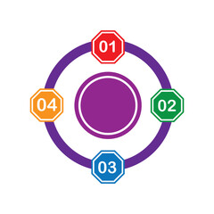infographic diagram icon vector illustration design template