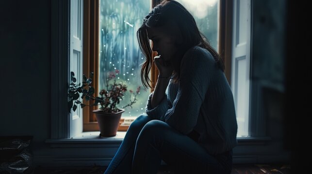 Depression awareness campaign with supportive messages and mental health resources, highlighting the importance of reaching out