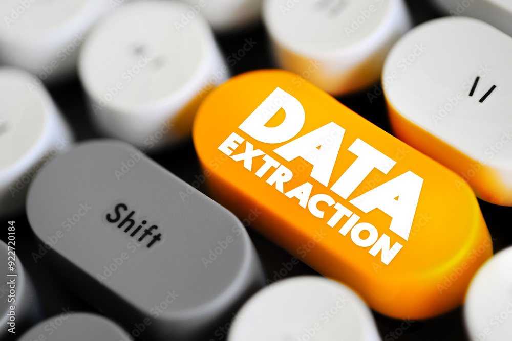 Poster data extraction - act or process of retrieving data out of sources for further data processing or da