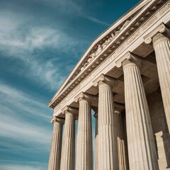 Architectural Structure of Law Buildings: A Closeup Look, Exploring the Intricate Architectural Details of Law Buildings, A Closeup View of the Architectural Structure of Law Buildings, 