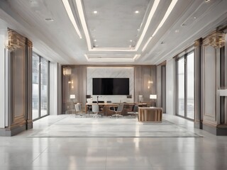 Fototapeta premium modern office room interior