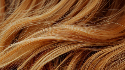 Naklejka premium The close-up shot highlights the individual strands, making it perfect for hair care and beauty products.