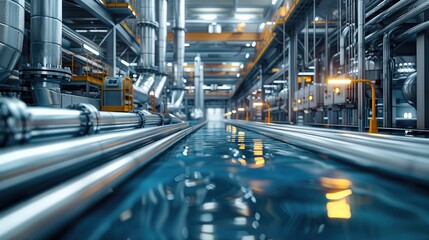 Obraz premium A predictive maintenance in industrial settings. contributing to overall efficiency and productivity. Generative AI.