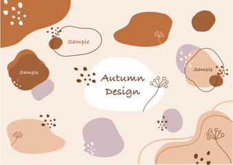 シンプルでナチュラルな可愛い秋のあしらいセット