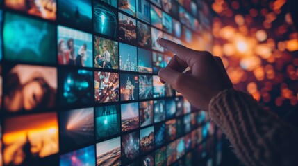 An online site for video hosting, a film streaming service, and a virtual photo album.