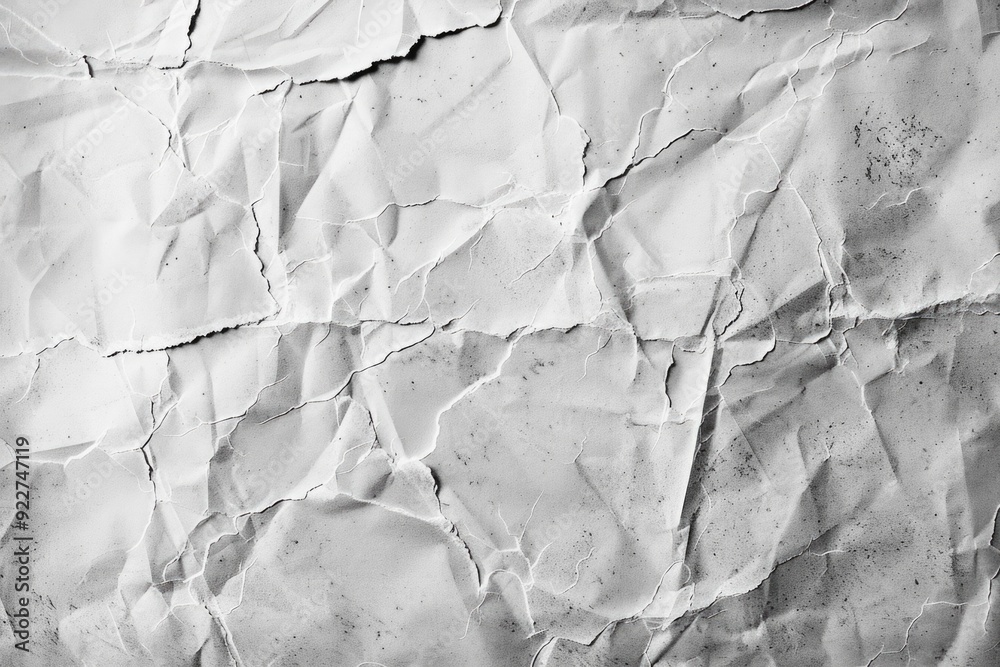 Poster a close-up shot of a blank sheet of paper, with a simple and clean design