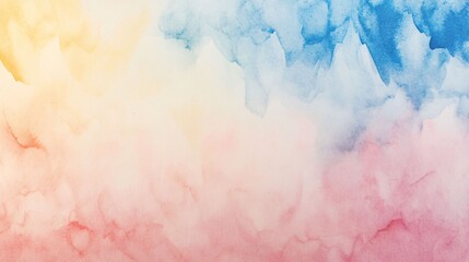 Fototapeta premium Pastel watercolor background with soft gradient colors a smooth gradient blend of warm and cool tone
