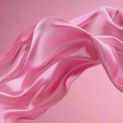 Elegant Celebration of Women's Empowerment: Graceful Silk and Satin Fabrics in Motion for International Women's Day, Breast Cancer Awareness, Mother's Day, and Valentine's Day.