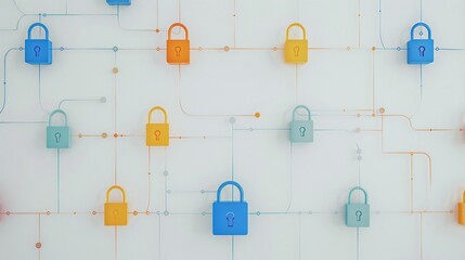 Abstract Network Security System with Padlocks