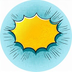 Comic blank text speech bubbles in pop art style vector illustration isolated on white background