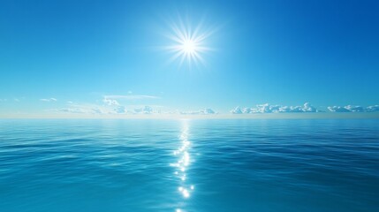 Serene Ocean Horizon