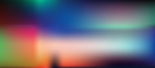 Aurora Borealis background. Abstract blurred image in The Northern Lights colors.