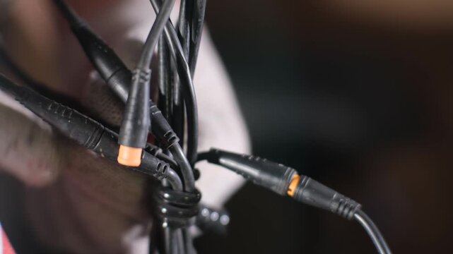 Repair of an electric bicycle. Bicycle electrician.