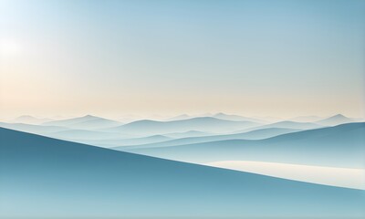 Fototapeta premium Pastel blue abstract illustration for template, background, banner. Color gradient. Colorful, multicolor, mix, iridescent 