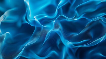 Obraz premium Abstract digital landscape with flowing wave 