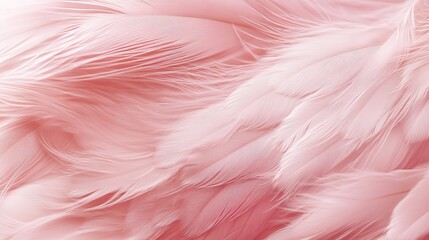 Soft Pink Feathers Texture