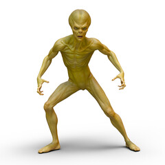 エイリアン　3DCGレンダリング