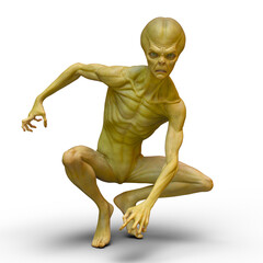 エイリアン　3DCGレンダリング