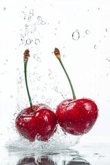 Mystic photo of Lambert Cherry, isolated on white background