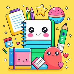 Back to school, school supplies, education, school year, learning, school bags, classroom, students, school books, school essentials, first day of school, school preparation, pencils, notebooks