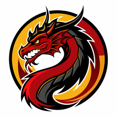 Dragon logo, esport logo, esports logo, dragon symbol, red dragon, emblem, gaming logo, team icon, devilish, team logo, dragon mascot, game logo, mascot logo, badge, devil, mascot design, fire dragon,