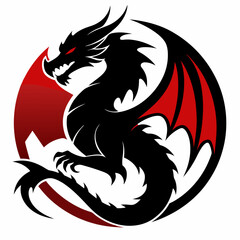 Dragon logo, esport logo, esports logo, dragon symbol, red dragon, emblem, gaming logo, team icon, devilish, team logo, dragon mascot, game logo, mascot logo, badge, devil, mascot design, fire dragon,