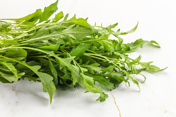 Fresh tasty natural organic rucola