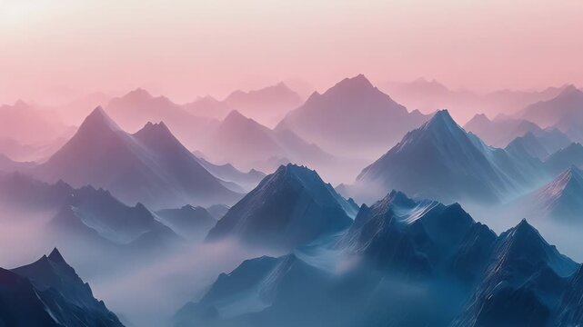 olated cloud sea winter transparent lake mountain dimensional wallpaper antarctica abstract nature white 3d arctic layout  colours art shimmering futuristic border misty painting iceland b