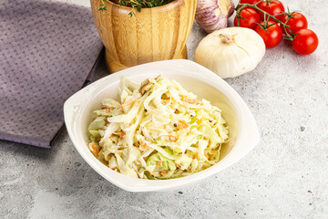 Dietary tasty Cole slaw salad