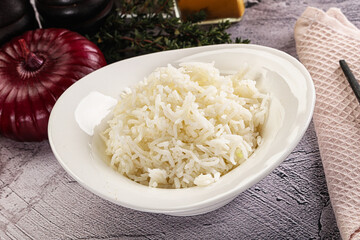 Indian cuisine Steamed basmati rice