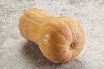 Raw ripe organic Butternut Pumpkin