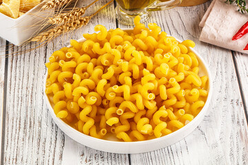 Italian cuisine - dry cellentani pasta
