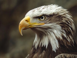 Obraz premium Piercing Eagle's Focus