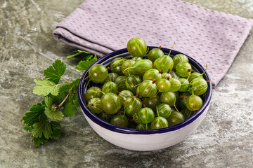 Ripe sweeet and juicy gooseberry